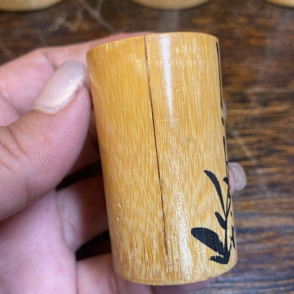 MCM bamboo beverage set - Picture 10 of 10